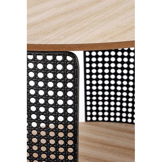 Stolik konferencyjny TRAFICA naturalny/czarny