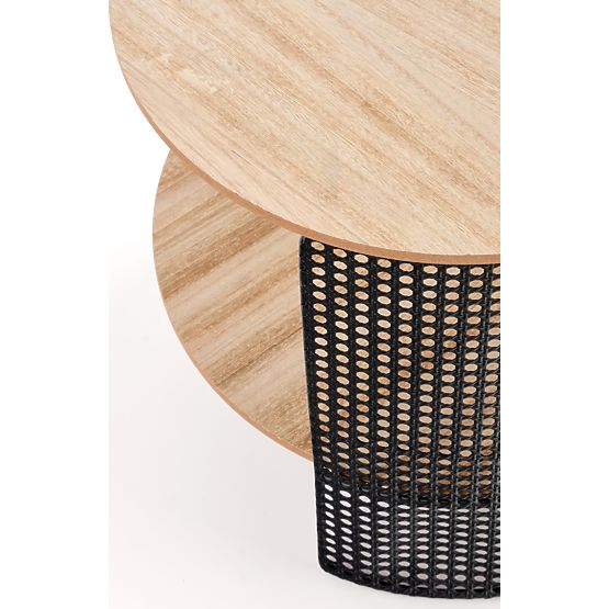 Stolik konferencyjny TRAFICA naturalny/czarny