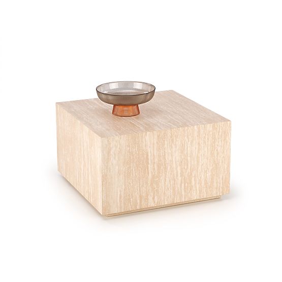 Stolik konferencyjny TRAVERTINO KWADRAT, trawertyn (1p=1szt)