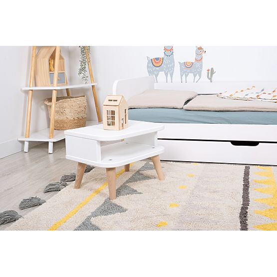 Stolik nocny NELL - biały