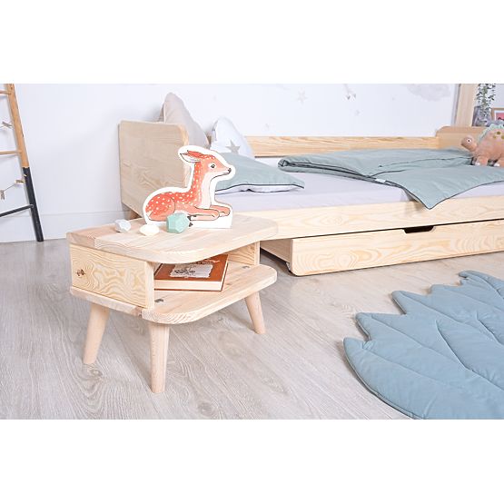 Stolik nocny NELL - naturalny