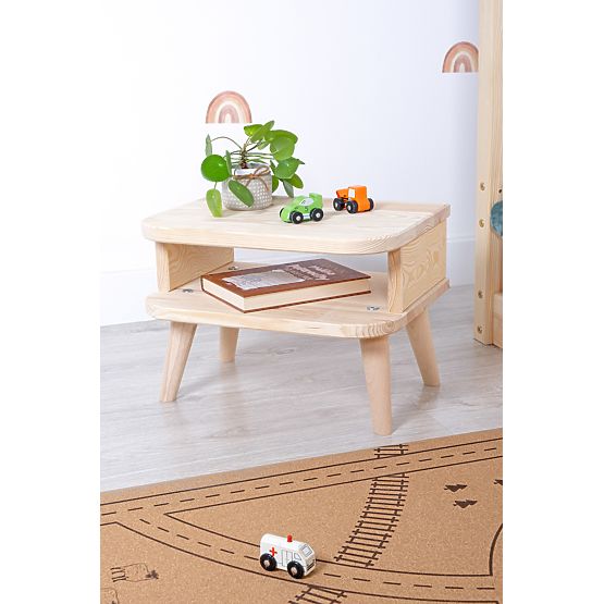 Stolik nocny NELL - naturalny