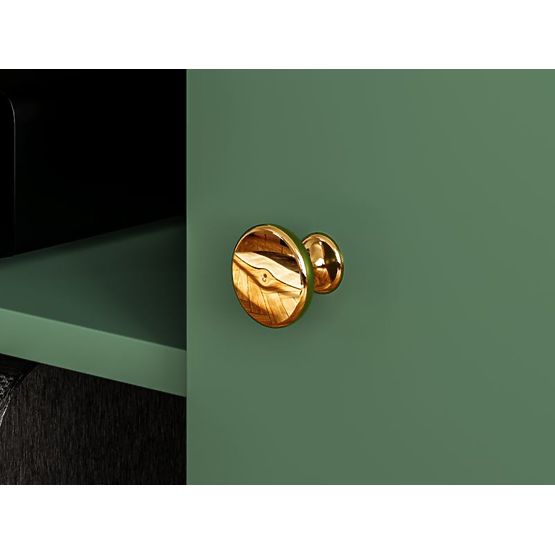 Leśny stolik pod telewizor - zielony