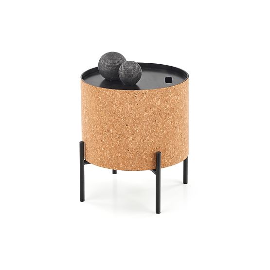 Stolik SASHA naturalny/czarny (1p=1szt)