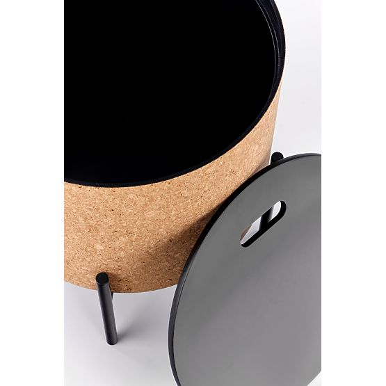 Stolik SASHA naturalny/czarny (1p=1szt)