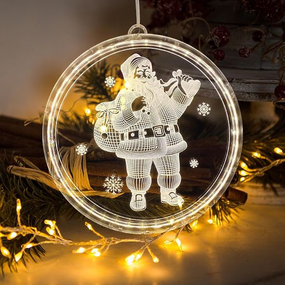 Świąteczna dekoracja LED Santa CD003