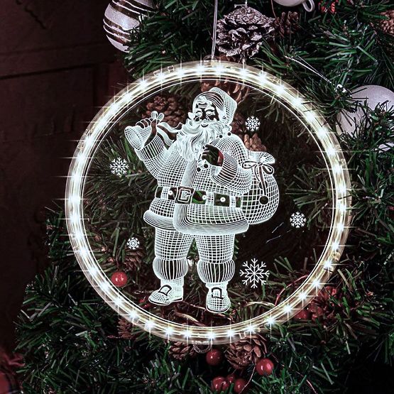 Świąteczna dekoracja LED Santa CD003