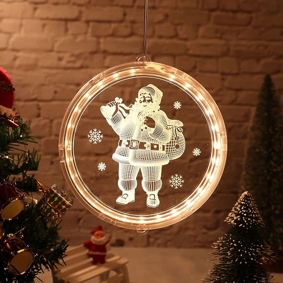 Świąteczna dekoracja LED Santa CD003