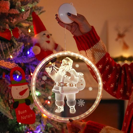 Świąteczna dekoracja LED Santa CD003