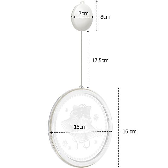 Świąteczna dekoracja LED Santa CD003