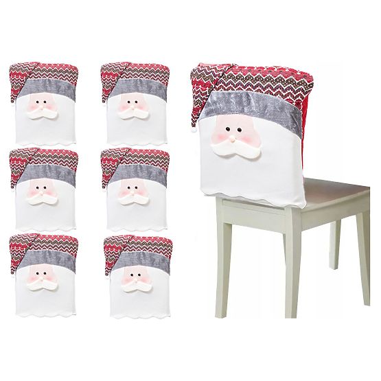 Świąteczny pokrowiec na krzesło YX22020 6 szt.