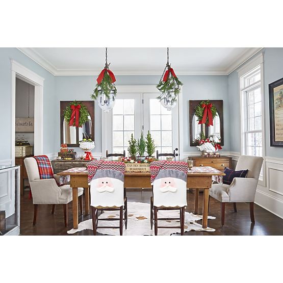 Świąteczny pokrowiec na krzesło YX22020 6 szt.