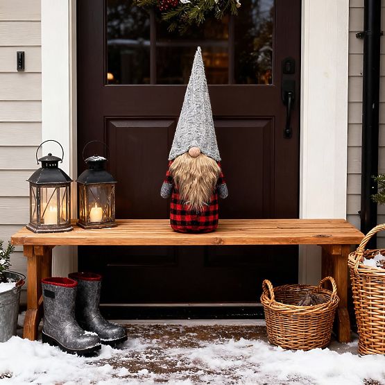 Świąteczny skrzat 50 cm YX055