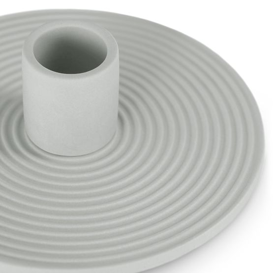 Świecznik MORAB szary kolor styl boho do wnętrz ameliahome