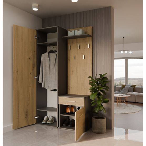 Szafa DUO ANTRACYT ARTISAN