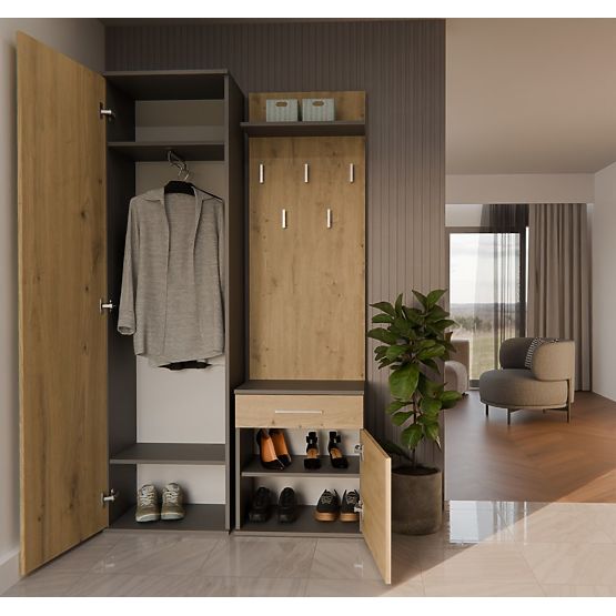 Szafa DUO ANTRACYT ARTISAN