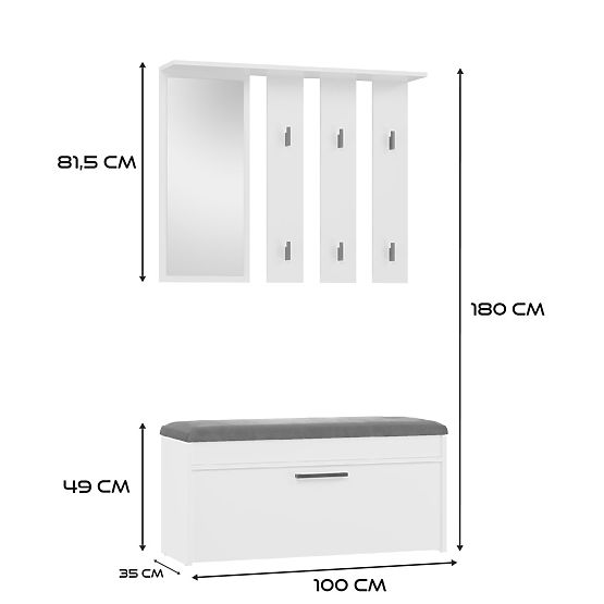 Szafa Parma PARMA BIAŁA