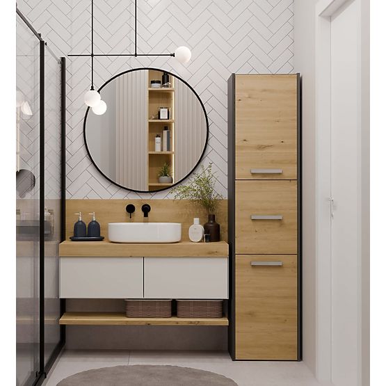 Szafka łazienkowa Sara S43 ANTRACYT ARTISAN