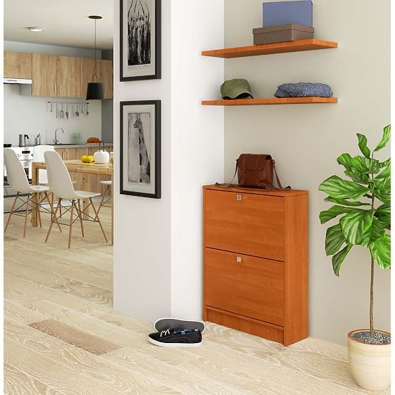 Szafka na buty 2 uchylne drzwi 60 cm - olcha