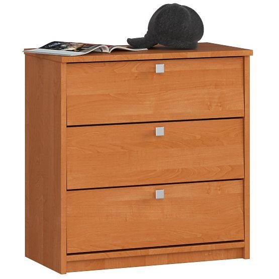 Szafka na buty MINI 3 uchylne drzwi 60 cm - olcha