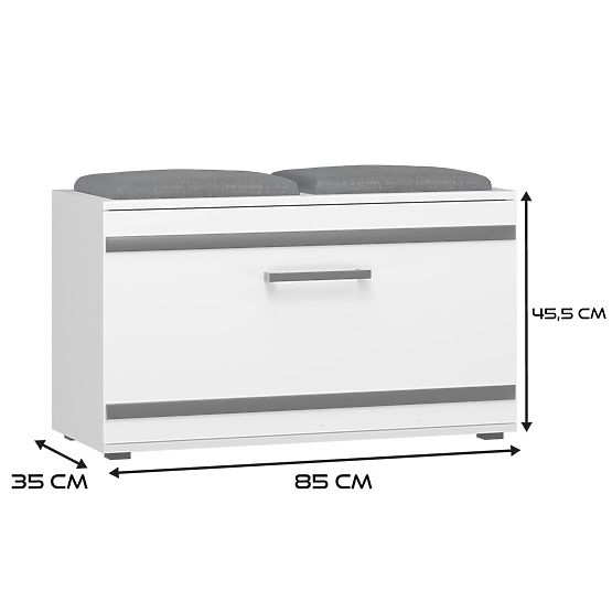 Szafka na buty Opal OPAL BIAŁA