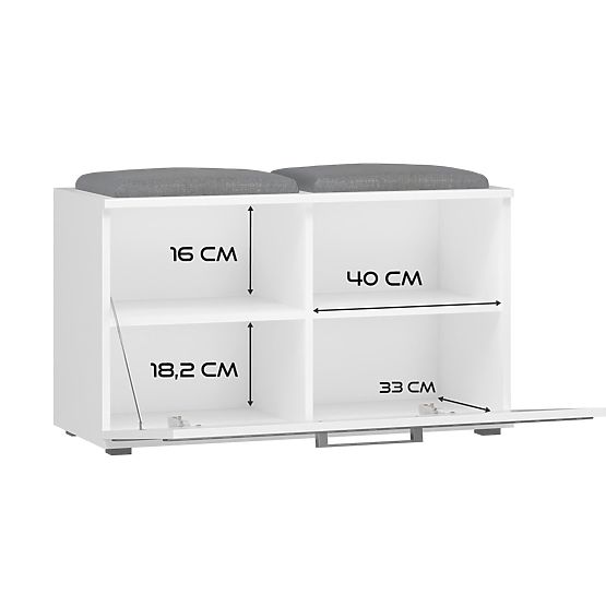 Szafka na buty Opal OPAL BIAŁA