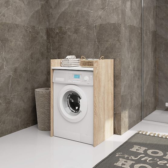 SZAFKA NAD PRALKĘ FIN DĄB SONOMA / BIAŁA