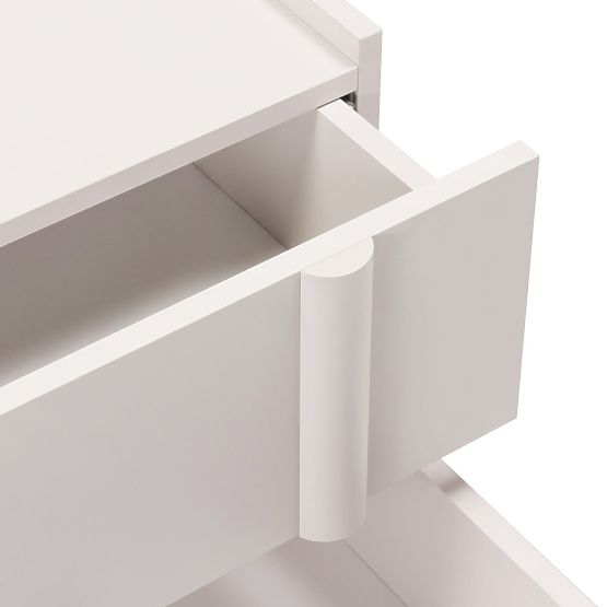 Szafka nocna Moss kaszmirowa, zaokrąglona