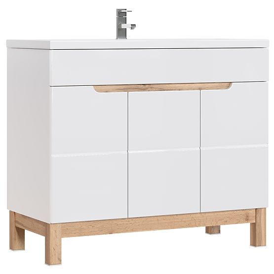 Szafka pod umywalkę 100 cm 3 drzwi