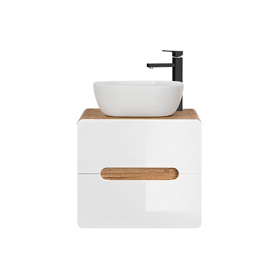 Szafka pod umywalkę nablatową 60 cm 2 szuflady