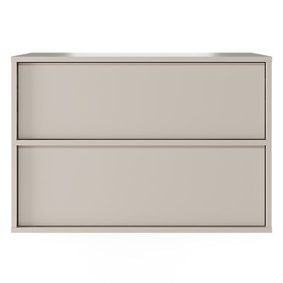 Szafka pod umywalkę nablatową Mossy, 80 cm, kaszmir