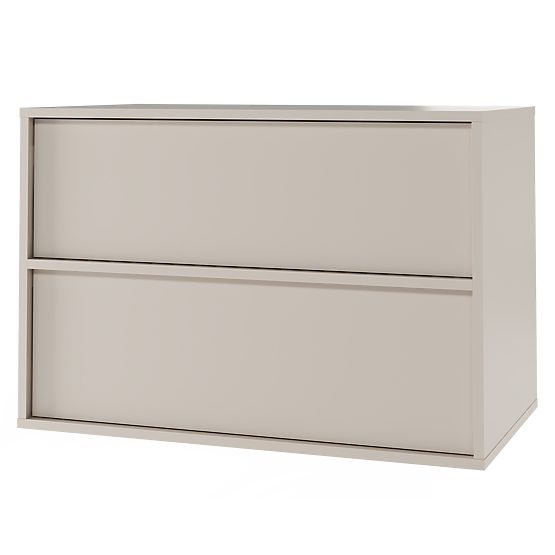 Szafka pod umywalkę nablatową Mossy, 80 cm, kaszmir