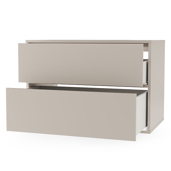 Szafka pod umywalkę nablatową Mossy, 80 cm, kaszmir