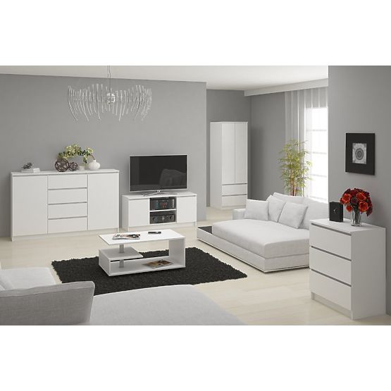 SZAFKA STAR S 60 cm 2 DRZWI 2 SZUFLADY BIAŁA
