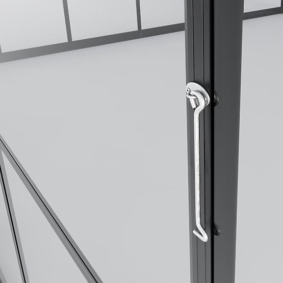 Szklarnia ogrodowa ProGlass Classic Compact 7,7 m² z podstawą, szkło hartowane 4 mm, aluminium