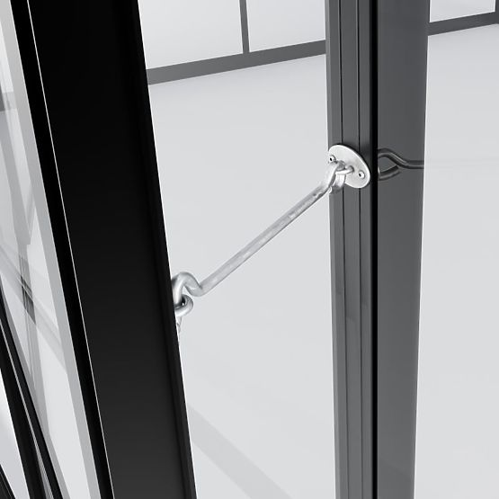 Szklarnia ogrodowa ProGlass Classic Compact 7,7 m² z podstawą, szkło hartowane 4 mm, aluminium