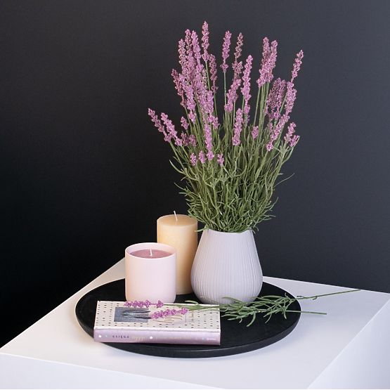 Sztuczny kwiat LAVI kolor fioletowy styl boho ameliahome