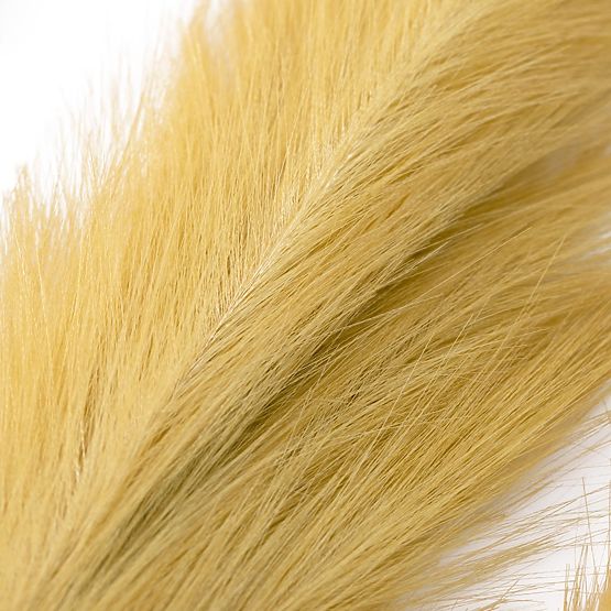 Sztuczny kwiat PAMPLY kolor musztardowy ameliahome