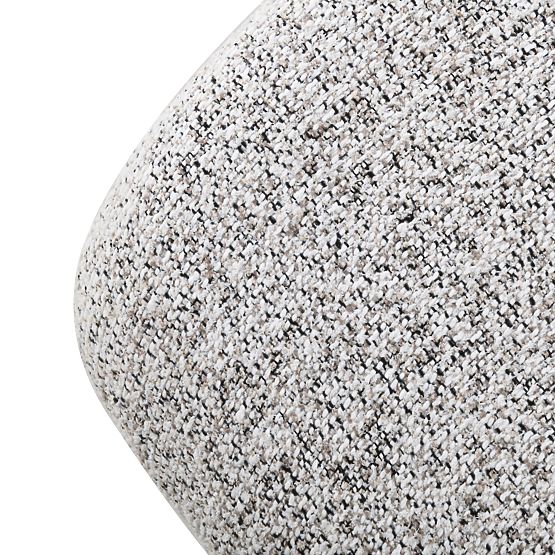 Tapicerowane krzesło Hiroki, beżowo-szary melanż