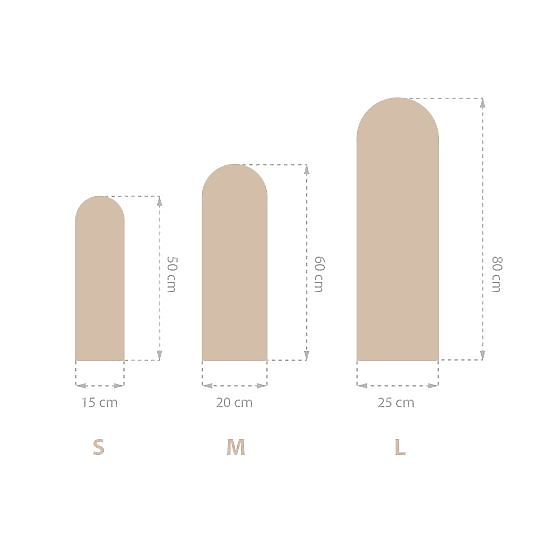 Tapicerowany panel Łuk - miętowy