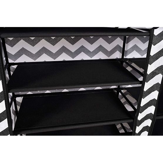 Tekstylna szafa na buty Gabi - zebra