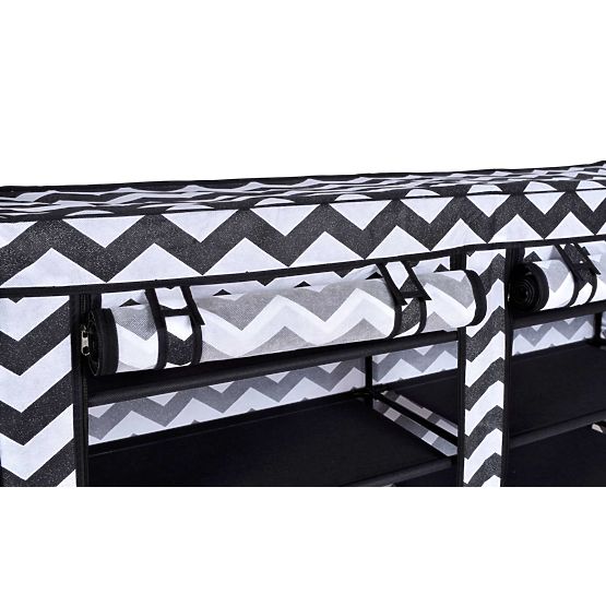Tekstylna szafa na buty Gabi - zebra