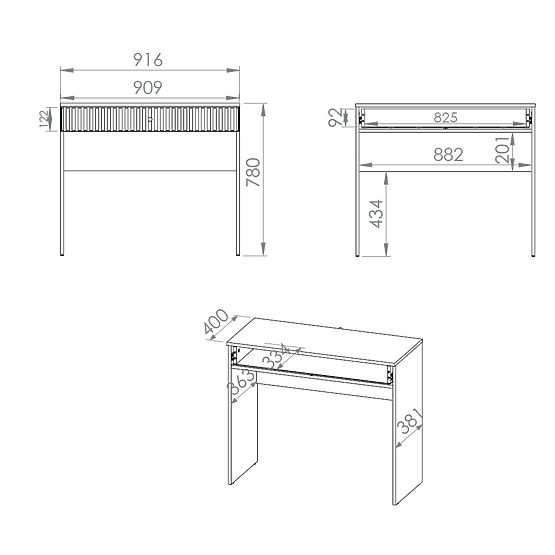 Toaletka Sophie - beż