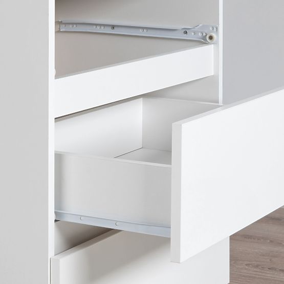 Toaletka z lustrem CLP P-2/SL 900x600 LEWY PK BIAŁY