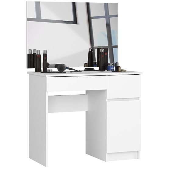 TOALETKA Z LUSTREM CLP P-2/SL 900x600 PRAWA PK BIAŁA