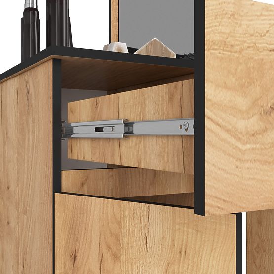 TOALETKA Z LUSTREM CLP P-2/SL LEWE PK DĄB CRAFT