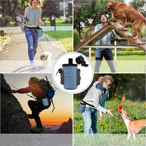 Torba na smakołyki dla psa MAILO niebieska