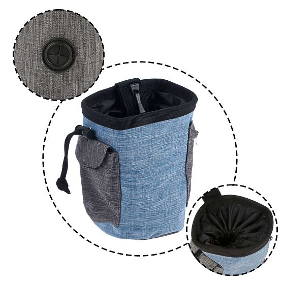 Torba na smakołyki dla psa MAILO niebieska