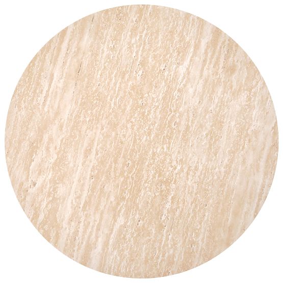 TRAVERTINO OKRĄGŁY stolik kawowy, trawertyn