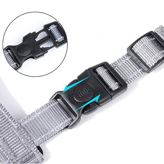 Treningowa uprząż dla psa ASTRO niebieska rozmiar XL